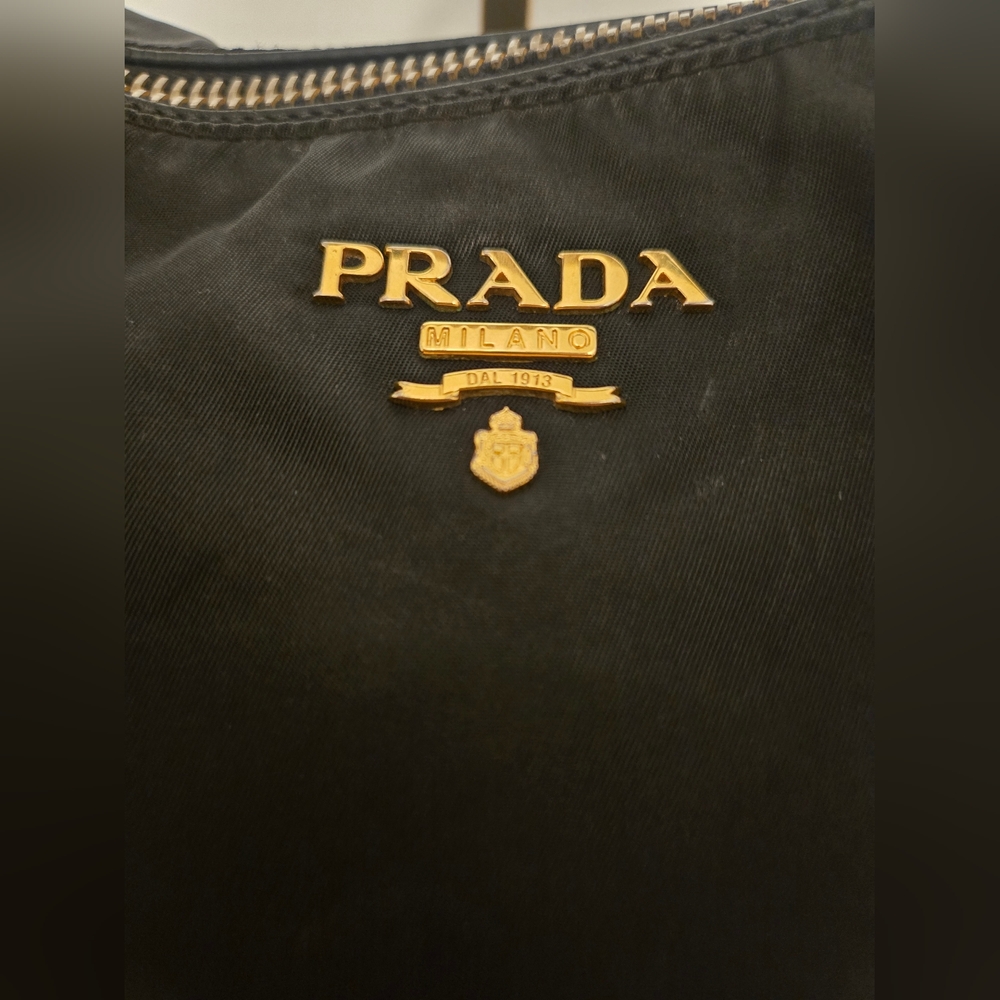 Prada Tessuto Nylon Black Shoulder Bag - Picture 2 of 11